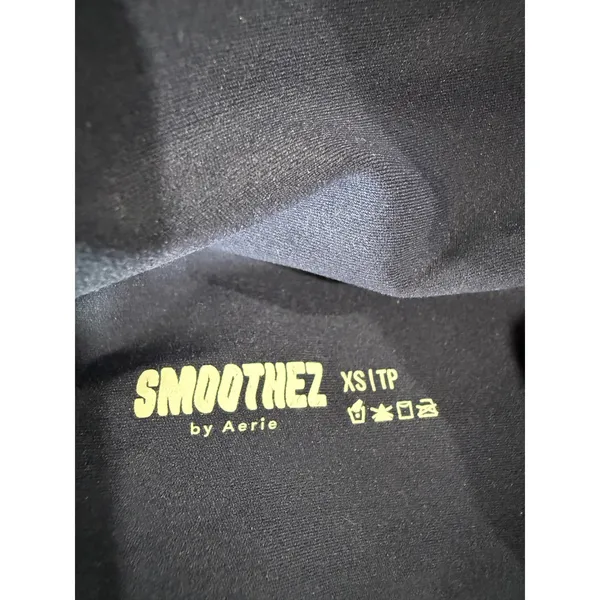 Aerie Smoothez Navy Blue‎ Seamless Bralette Molded Cup Scoop Neck Womens XS - Image 5
