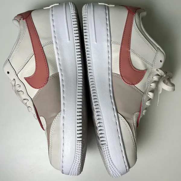 Nike Air Force 1 Shadow Womens Phantom/Pink Oxford/White/Red Stardust Sneakers10 - Image 8