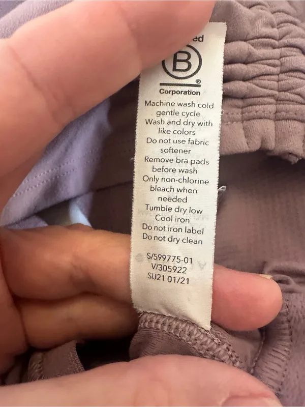 Athleta Dusty Mauve Ruched Cutout Bralette Tank - Image 4