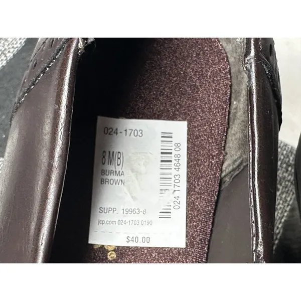 New Liz Baker Shoes Womens 8 M Slip On Pumps‎ Brown Heels Rounded Square Toe - Image 13