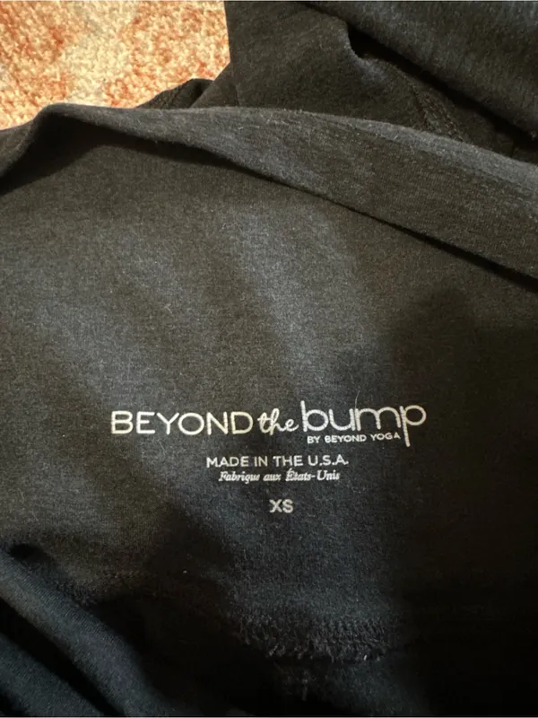 Beyond the bump Spacedye Love the Bump Maternity Pocket Midi Legging charcoal XS - Image 3