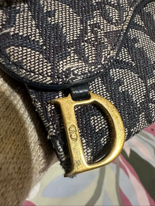 Christian Dior Denim 'Saddle' Wallet - Image 5