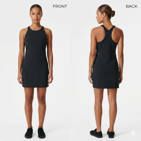 Beyond Yoga Size-XL/TG Women's Athletic Dress‎ Dark Gray - Image 2