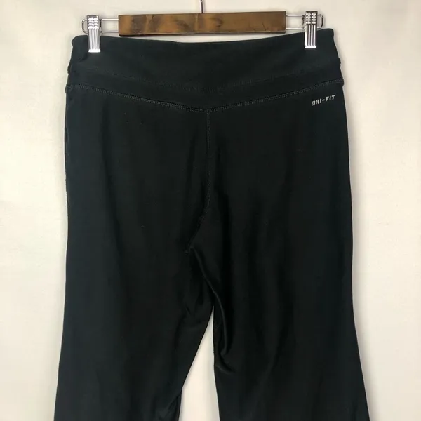 Nike Dri-Fit Black Capri‎ Knee Length Athletic Yoga Leggings M - Image 5