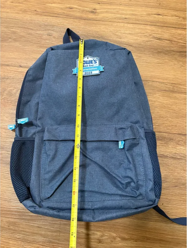 Lowe’s Back End Appreciation 2023 Employee Backpack Blue Gray Logo Work Bag - Image 6