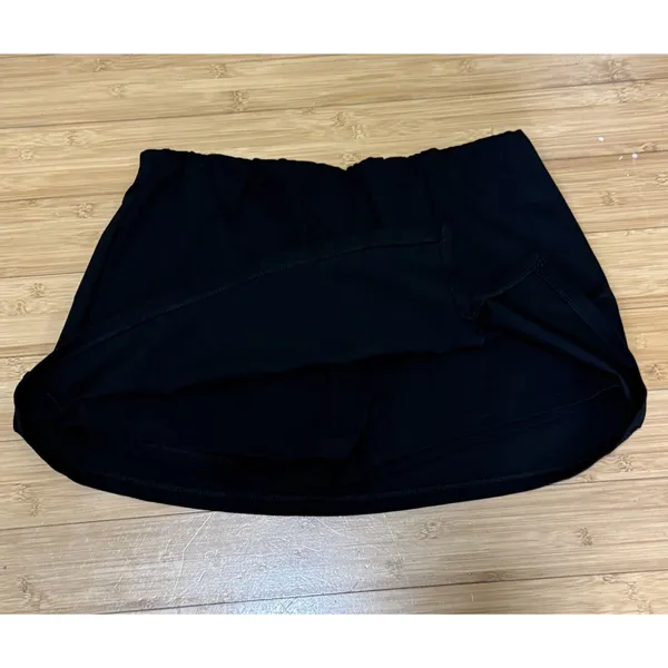 American Eagle Womens Black Large Skort With Slit Mini Skirt - Image 2