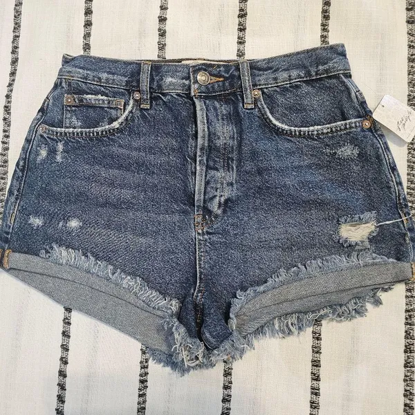 Free People Denim Short - Image 7