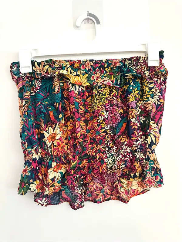 Anthropologie Maeve Adelaide Strapless Blouse Anthro Tank Top Floral Medium - Image 5
