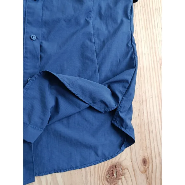 Eddie Bauer Women's Sleeveless Hiking Shirt XS Blue Vented Outdoor Travel Top - Image 6