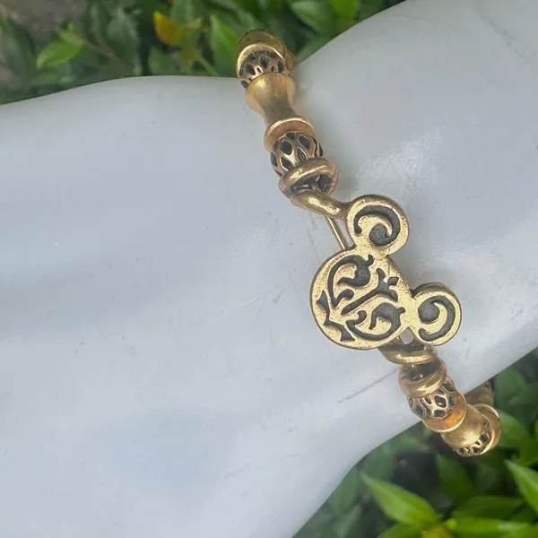 Alex and Ani Disney gold tone filigree wrap bracelet - Image 5