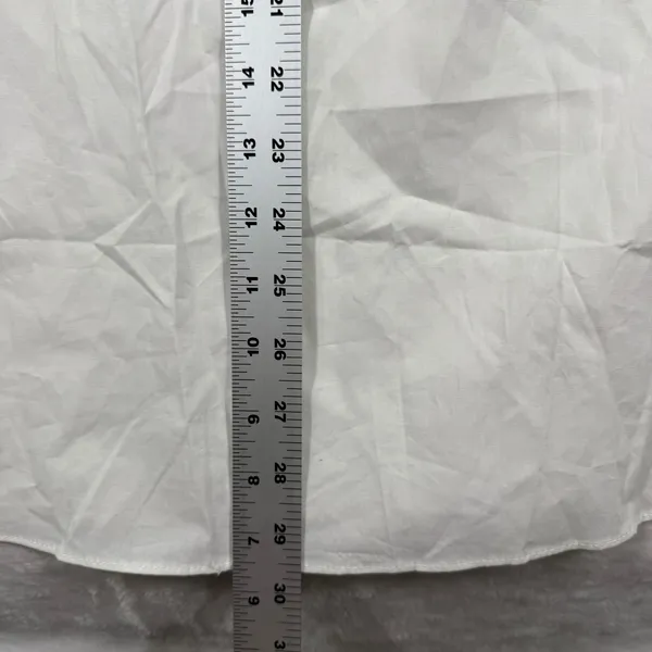 Maggy London Ivory White Cotton Halter‎ Midi Dress G5678M Size 10 NWT - Image 7