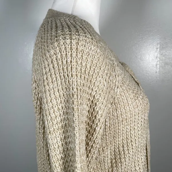 🎈🎈🎈3 for 12$🎈🎈🎈It's Our Time Lace Tie Waffle Knit Long Sleeve Pullover Sweater - Image 13