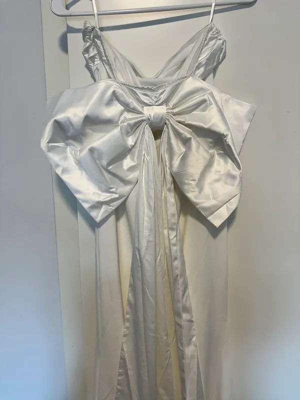 White Midi Dress Size M - Image 4