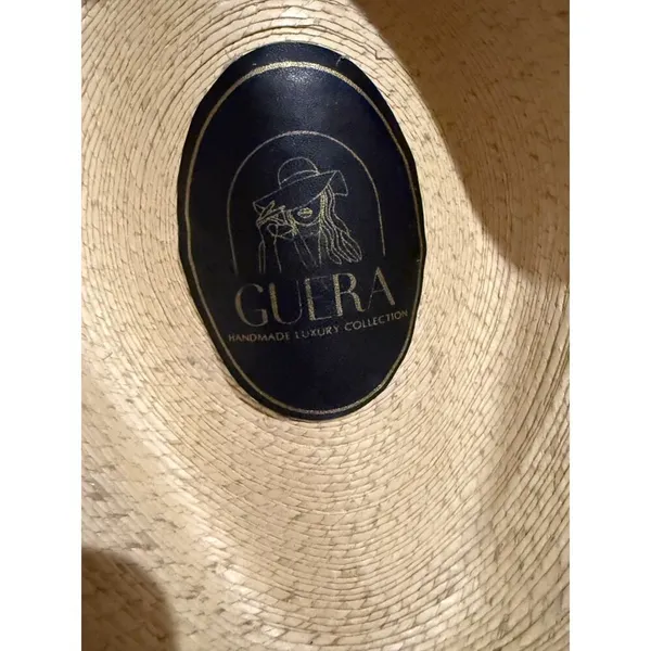 Guera Custom Straw Fedora Hat – Handmade Straw Fedora, Size XL - Image 9