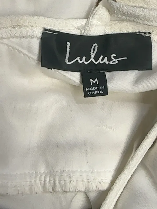 Lulu's White Lace-Trim Spaghetti Strap Maxi Dress - Image 7