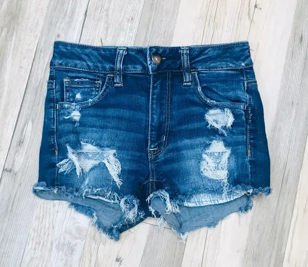 American Eagle High Rise Shortie sz 0 - Image 3
