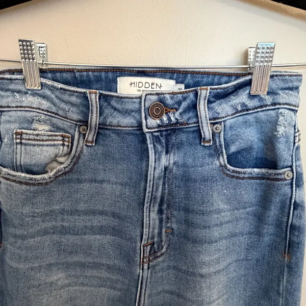 Hidden Jeans Distressed Ryan Bootcut Jeans - Image 4