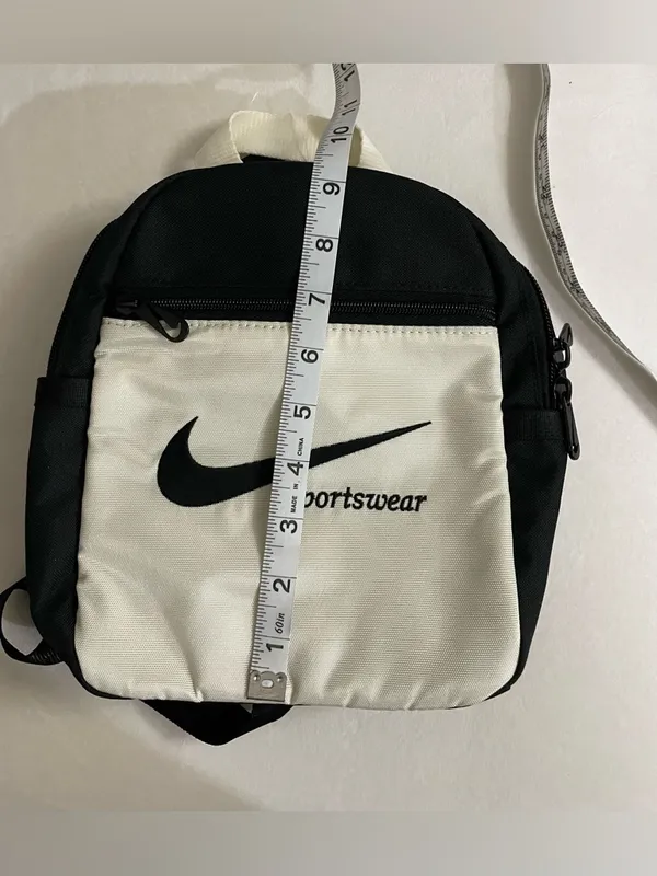Nike Sportswear NWT Black and Beige Mini Backpack - Image 12