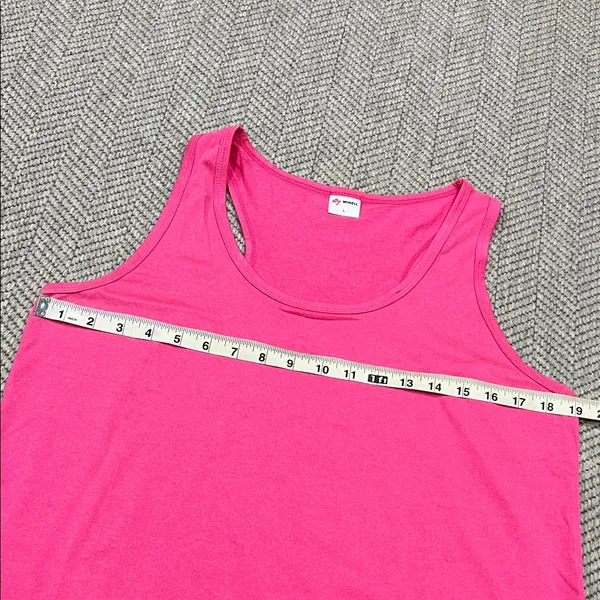 Vibrant Pink Sleeveless Tank Top - Image 3