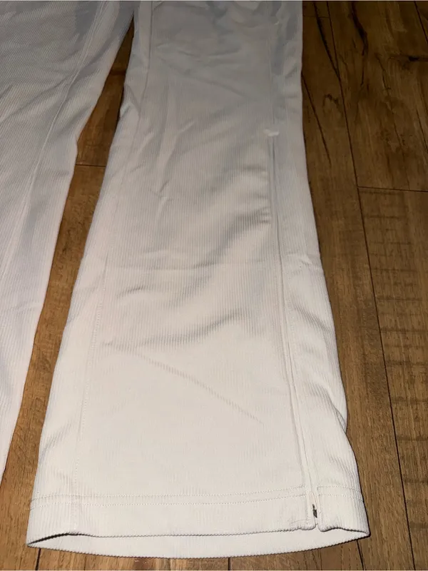 Cream ribbed Lululemon pants - Image 2