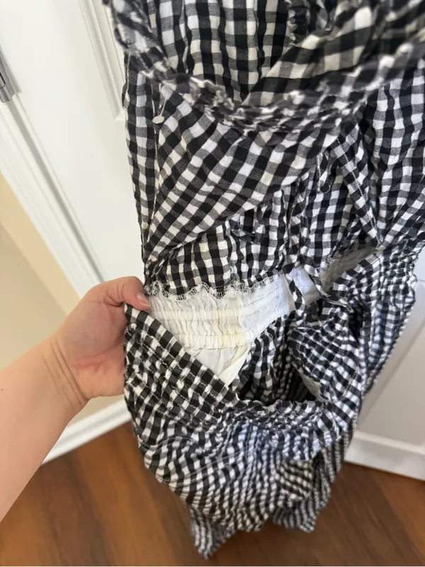 Free People Retro Heatwave Gingham One Piece S - Image 5