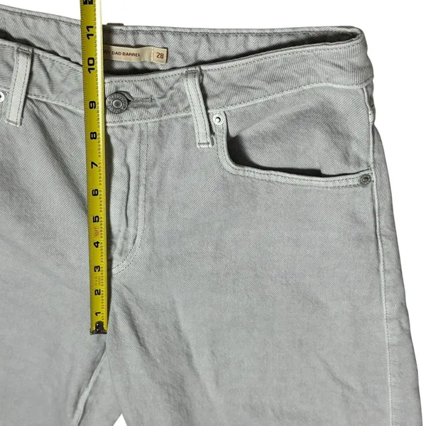 Levi's Premium Baggy Dad Barrel Jeans Kumo Light Wash‎ Grunge Capsule Chic 28 - Image 11
