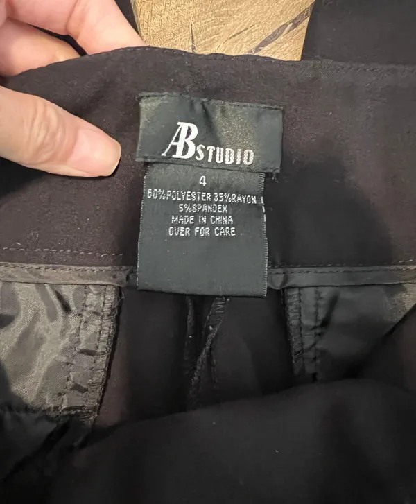 Black Pants Size 4 - Image 8