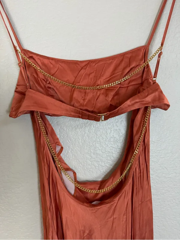 LPA Revolve Adellum Maxi Dress in Copper size XS $248 - Image 16
