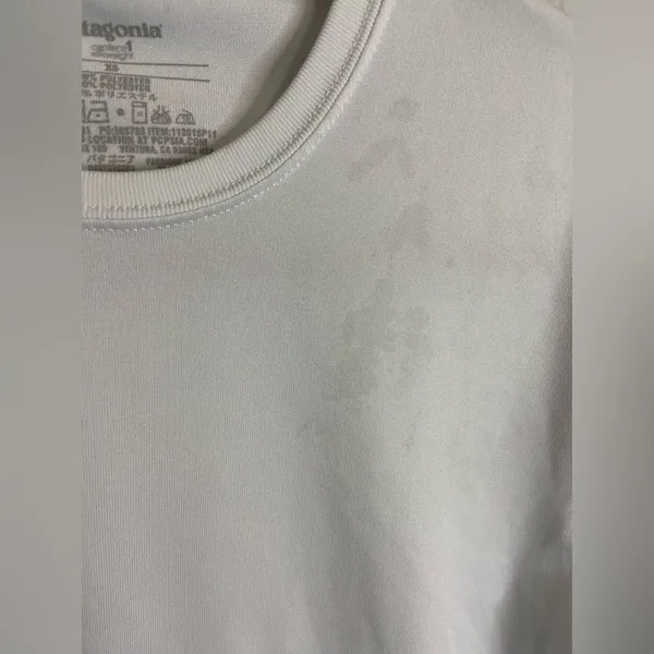 PATAGONIA capaliene silkweight white athletic top - Image 4