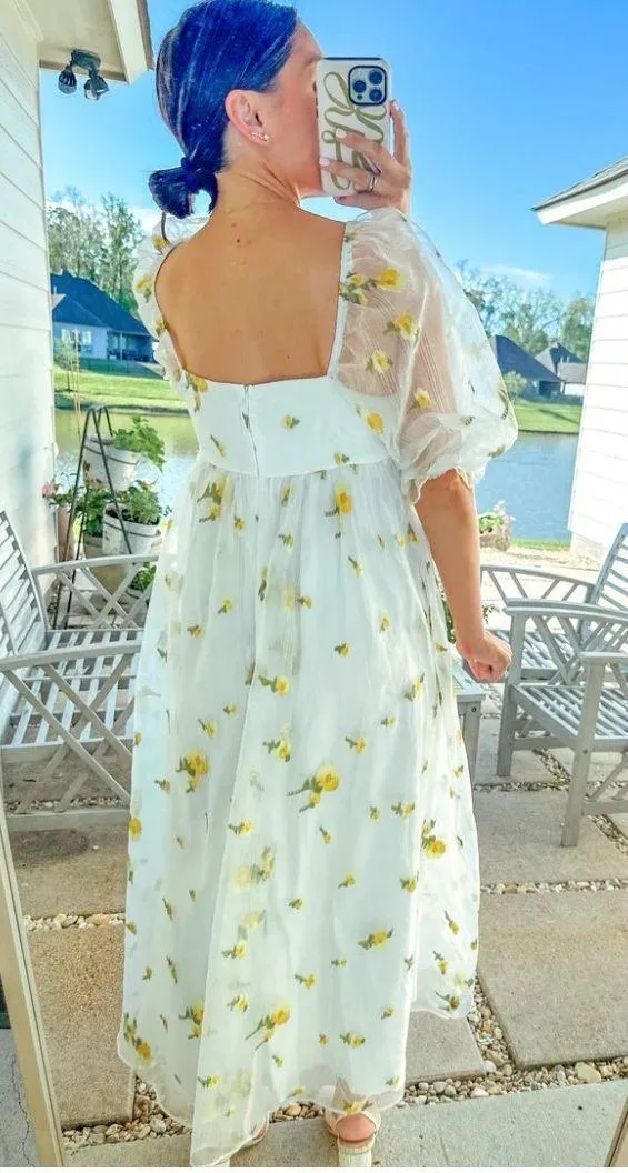 Storia Long Floral Maxi Dress - Image 2