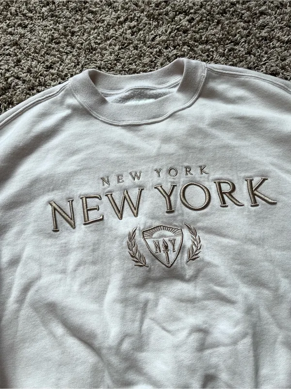 Abercrombie & Fitch NYC Embroidered Crewneck Sweatshirt - Image 2