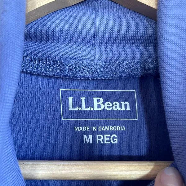L.L.Bean blue turtleneck sweater women's‎ size M reg top casual minimalist basic - Image 3