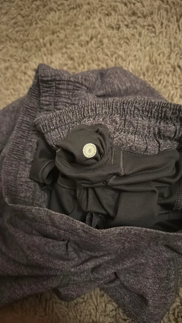 Grey Lululemon Hotty Hot Shorts 2.5" Low-Rise - Image 2