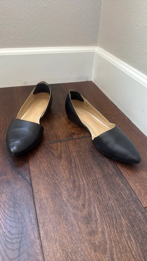 Naturalizer black leather flats - Image 3