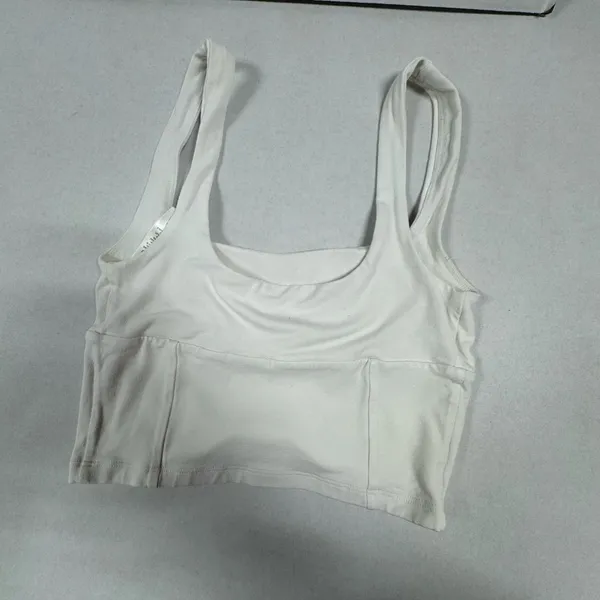 Aritzia Wilfred Free - Orbit Tank - White Crop Top -‎ Size XS. - Image 10