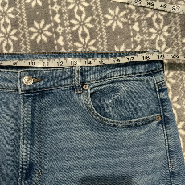 American Eagle Stretch High Rise Mom Jean Sz 18 90s Minimalist Casual‎ Normcore - Image 9