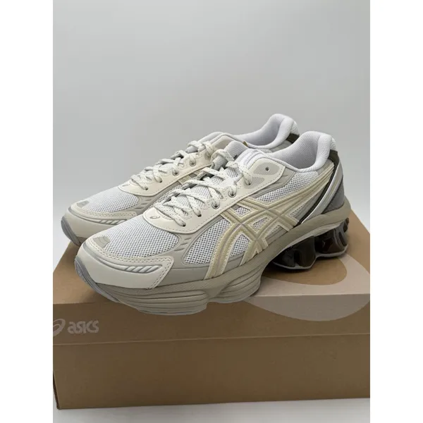 Asics Gel Kinetic Fluent Mens Size 8.5 / Womens 10 White / Marzipan 1203A591-102 - Image 2