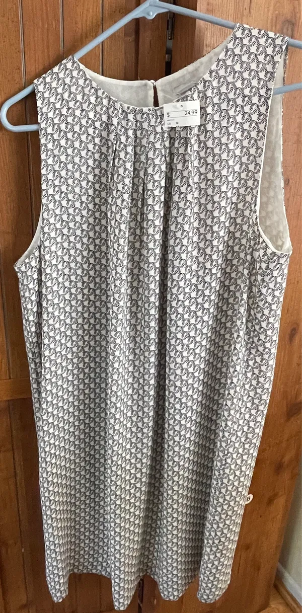 H&M Black & White Dress Sz 12 - Image 2