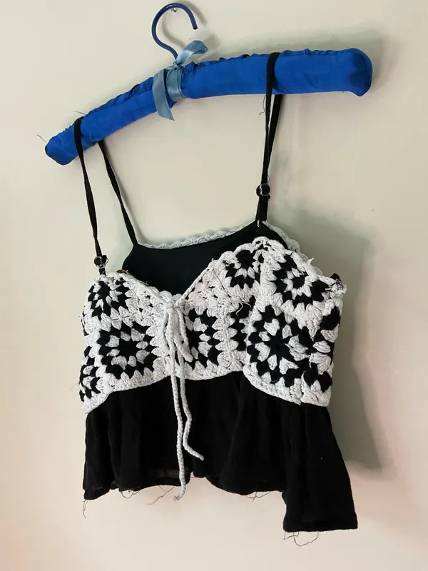 Rebellion Again Crochet Top Crop - Image 7