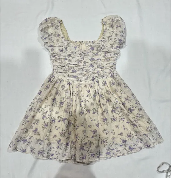 In The Beginning Floral White Dress - Image 2