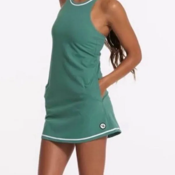 Vuori Women's Green Dress - Image 6