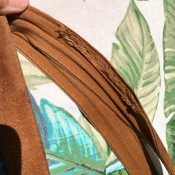 Large A & P Denim Carryall Tote - Image 11