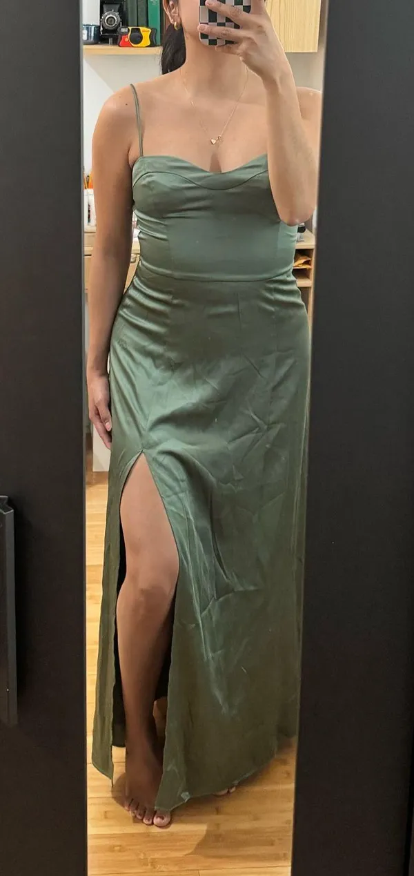 Abercrombie Satin Dress - Image 5