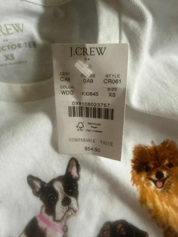 J.Crew Dog Tee - Image 3