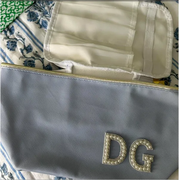 Delta Gamma DG Makeup/ Travel Bag Custom Made - Image 3