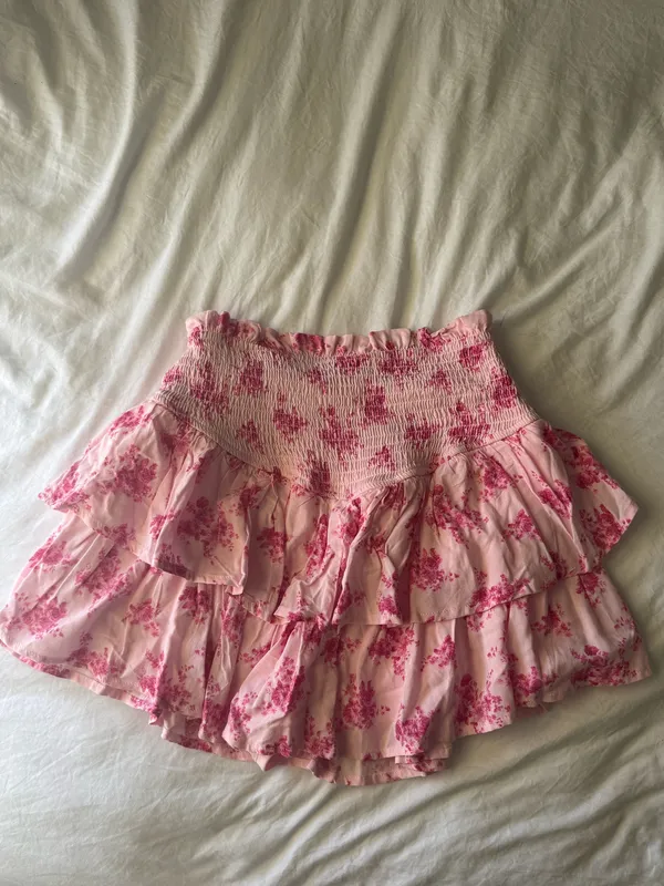 Altar'd State Gracelynn smocked floral skort Pink - Image 2