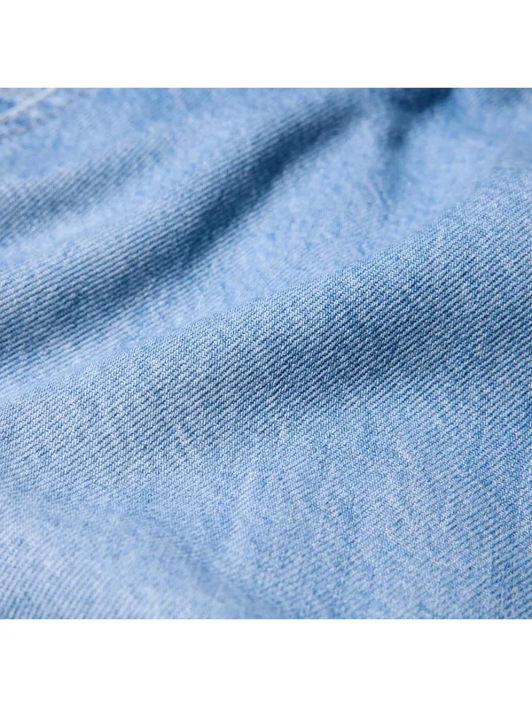 Uniqlo Drapey Denim Skort Light Blue Wash NWT XS - Image 6