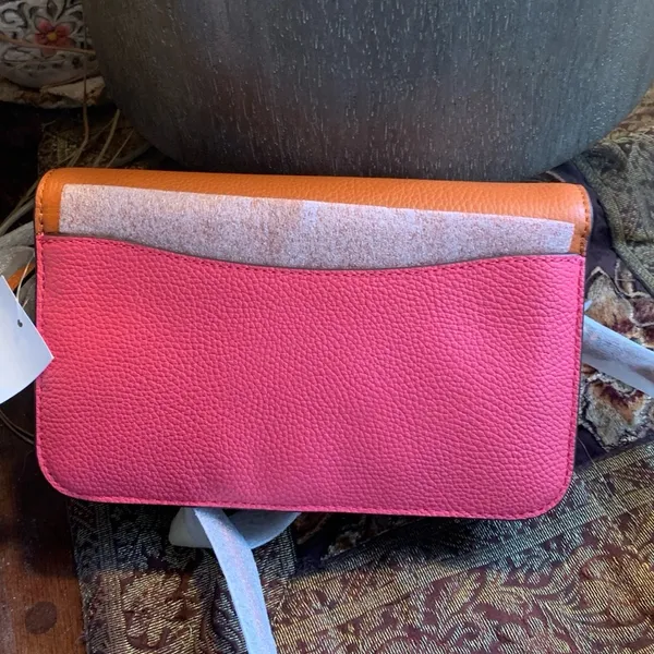 Authentic COACH 1941 colorblock pebbled leather snap magnetic closure crossbody - Image 7