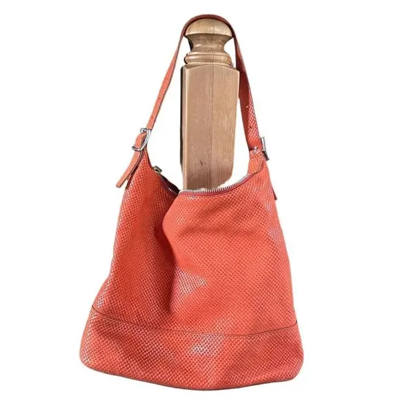 Fossil Marlo Hobo shoulder slouchy bag. Python embossed leather. - Image 2
