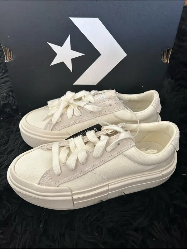 CONVERSE cruise low top platform lace up shoes sneakers women’s 8.5 new - Image 3
